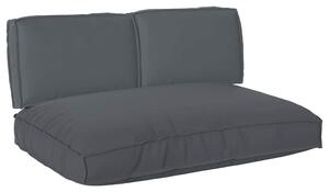 Sada polštářů 3 pcs Antracit Oxford látka