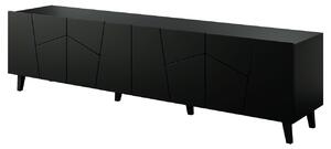 Moderní TV stolek Eder, černý