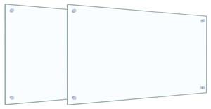 Kuchyňský obklad 2 pcs Transparentní 90 x 50 cm tvrzené sklo