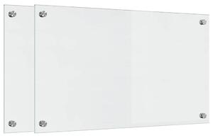 Kuchyňský obklad 2 pcs Transparentní 70 x 40 cm tvrzené sklo