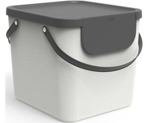 Rotho systém na třídění odpadu - ALBULA box 40L - bílá