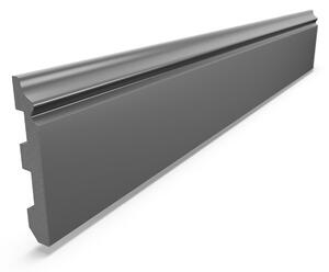 Podlahová lišta soklová XPS DP5-S šedá, rozměr 2000x12,6x79mm, IMPOL TRADE