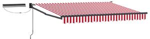 Elektrická Retrakční markýza 3 x 2,5 m 100% polyester a hliník