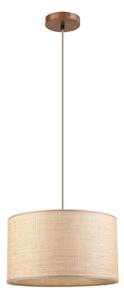 Lustr na lanku AIDA 1xE27/15W/230V pr. 35 cm dub/rafie