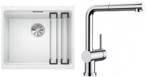 Sada granitový dřez Blanco Etagon 500-U 522231, kuchyňská baterie Blanco Linus-S-F 514023