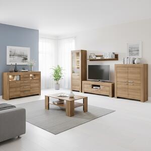 Obývací stěna SKY | 6 dílů | sestava A | 345 cm + 155 cm + 103x63 cm | riviera