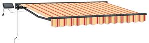 Manuální rám markýzy s LED 2,5 x 2 m