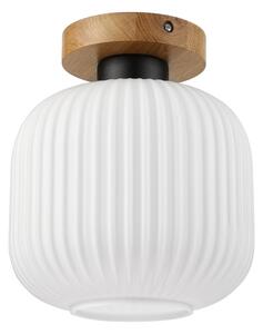 Stropní svítidlo HARMA WOOD 1xE27/15W/230V dub/bílá pr. 20 cm