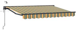 Elektrická Retrakční markýza 3 x 2,5 m Polyester s PU povlakem
