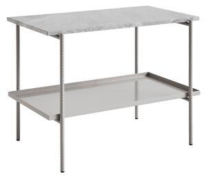 HAY Rebar Side Table, 75x44, Grey Marble