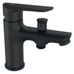 Laveo Appia, vanová/sprchová baterie na vanu h-150, černá, LAV-BLP_71JD