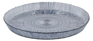 Modrý skleněný servírovací talíř ø 30 cm Kusintha – Bitz