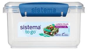 Sistema® TO GO™ Krabička na oběd s příborem 1,2 l, modrá