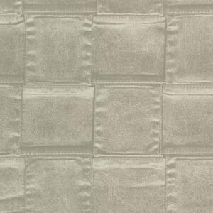 Luxusní vliesová tapeta na zeď imitace světle šedé kůže 64804, Materea, Limonta