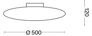 Ideal Lux - Stropní svítidlo SMARTIES 3xE27/42W/230V pr. 50 cm bílá
