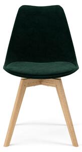 Jídelní židle ligana tmavě zelená