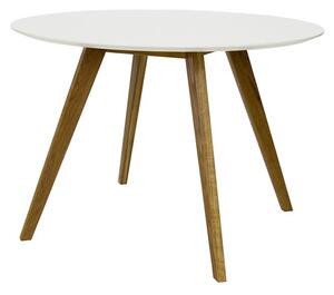 Jídelní stůl base Ø 110 cm bílý