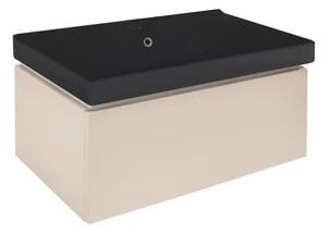Koupelnová skříňka s umyvadlem SAT Feel 80x30x46 cm pískově béžová mat SATFEEL80BEU1MB