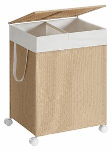 Koš na prádlo na kolečkách Deborah 2x50 l