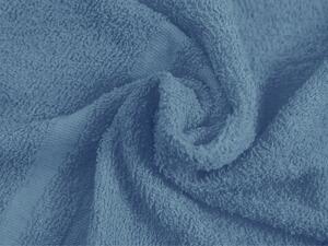 Ručník BASIC DUAL 50 x 100 cm modrý, 100% bavlna