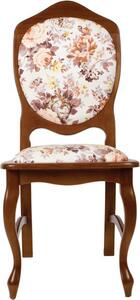 Bradop Designová dřevěná jídelní židle ROMČA Z167, buková | Provedení: P - Přírodní,Látka: 025 - CORAL-025