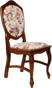 Bradop Designová dřevěná jídelní židle ROMČA Z167, buková | Provedení: B - Bílá,Látka: 085 - ARTEMIS-085