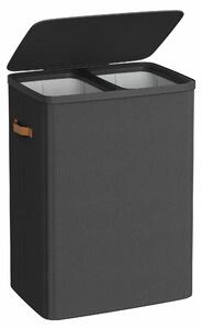 Koš na prádlo Daisy Black 2x85l