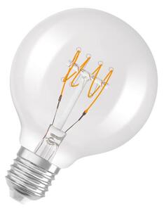LEDVANCE LED žárovka Vintage 1906 Globe G80 4,8 W E27 2700 K stmívatelná čirá