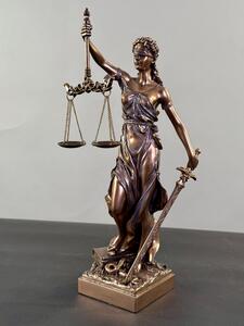 Soška Spravedlnosti – detailní dekorace 19 nebo 29 cm