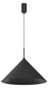 Závěsné svítidlo Capital, 1x černé kovové stínítko, (fi 46cm), b