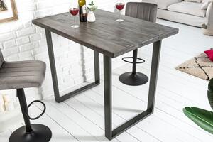 Barový stůl IRON CRAFT 120 CM GREY masiv mango Nábytek | Jídelní prostory | Barové stoly