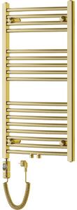 Mexen Ares, elektrické topné těleso 900 x 500 mm, 300 W, zlatá lesklá, W102-0900-500-2300-50