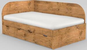 Dřevona Dětská postel REA GARY 120x200 s úložným prostorem, levá, LANCELOT