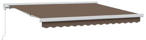 Stahovací markýza Taupe 300 x 250 cm Plátno a hliník