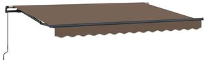 Stahovací markýza Taupe 300 x 250 cm Polyester a hliník