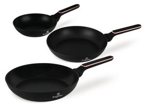 Sada pánví s titanovým povrchem 3 ks Black Rose Collection