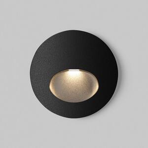 Maytoni Stylové zapuštěné LED svítidlo BIL, 3W, ⌀ 7 cm, 3000K, IP54 Barva: Černá