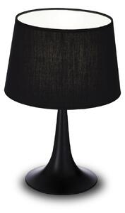 Stolní lampa Ideal lux 110554 LONDON TL1 SMALL NERO 1xE27 60W