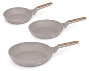 Sada pánví s titanovým povrchem 3 ks Taupe Nordic Collection