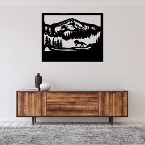 Obraz - divoký kůň v lese Velikost rámu: 36x29cm