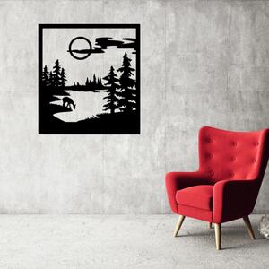 Obraz - srnka u jezírka Velikost rámu: 31x29cm
