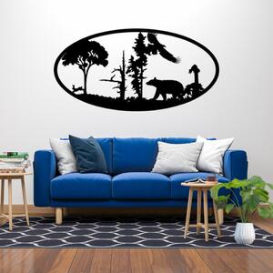 Obraz – harmonie divočiny Velikost rámu: 49x25cm