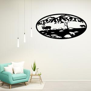 Obraz - pronásledovaný los Velikost rámu: 49x25cm