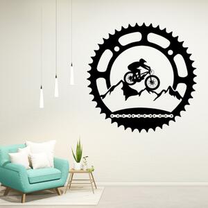 Obraz - cyklista na horách Velikost rámu: 30cm