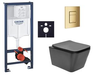 Závěsný WC set do lehkých stěn / předstěnová montáž SAT Infinitio SIKOGRSIN12BSCGL0