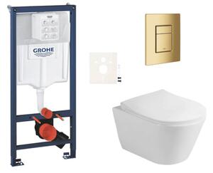 Závěsný WC set do lehkých stěn / předstěnová montáž Glacera Ava SIKOGRSAVASCGL0
