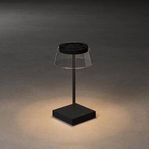 Stolní lampa Scilla LED s USB, černá