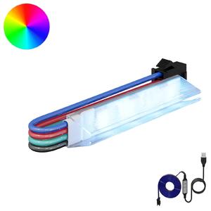 LED pás 12 pcs Černá a bílá 1745 mm Měď a plast