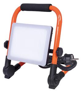 SOLIGHT LED reflektor se sklopným stojanem, 30W, 2700lm, 4000K, kabel se zástrčkou, IP65 WM-30W-FEQ