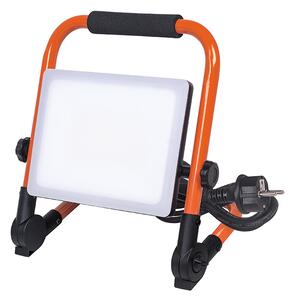 SOLIGHT LED reflektor se sklopným stojanem, 50W, 4500lm, 4000K, kabel se zástrčkou, IP65 WM-50W-FEQ